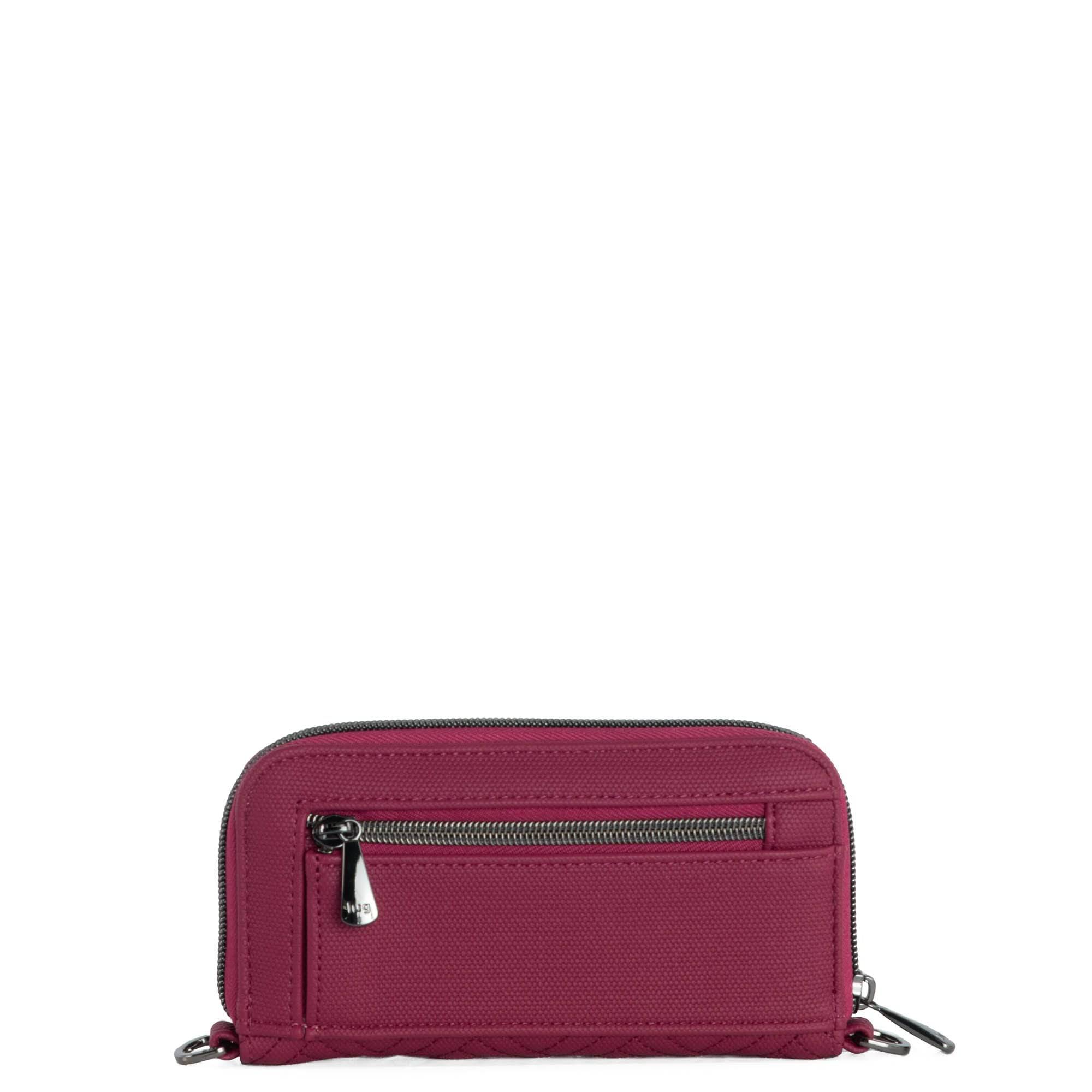 Whirly Matte Luxe VL RFID Wristlet Wallet - RASPBERRY - WhirlyML_Raspberry_04